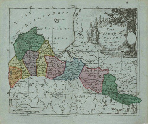 Старинные карты Курляндской губернии