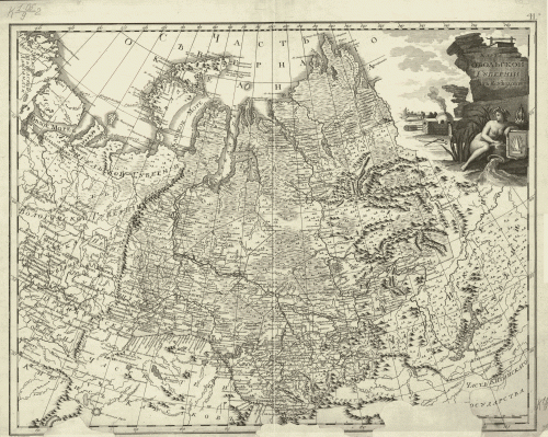 Старинные карты Тобольской губернии